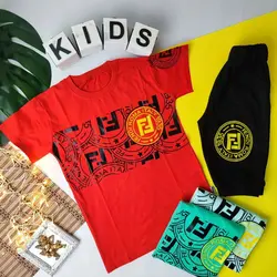 بلوز شلوارک فندی کدJK1137