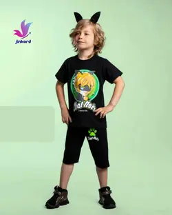 بلوز شلوارک کت بوی کدJK1132