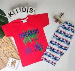 بلوز شلوارک بریکنی کدJk1287