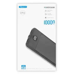 پاوربانک Verity ظرفیت 10000mAh مدل V-PP126 مشکی