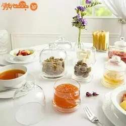 مربا خوری شیشه ای پاشا باغچه