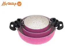 ماهیتابه سه تایی فکو دو دسته