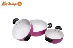 ماهیتابه سه تایی فکو دو دسته