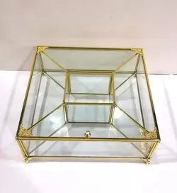 باکس شیشه ای 5 خانه تی بگ و تنقلات