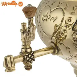 سماور زغالی برنجی CM-555 زمردیان