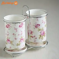 جا قاشق چنگال دو قلو