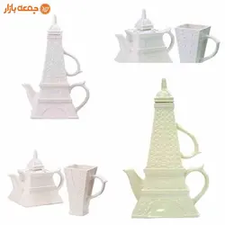 قوری و فنجان طرح ایفل