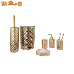 ست سرویس بهداشتی لیمون گل چاپدار