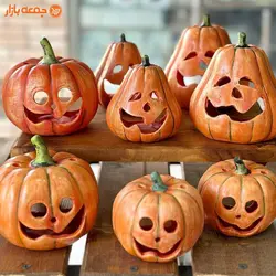 جاشمعی هالووین طرح کدو