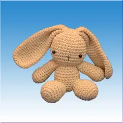 عروسک خرگوش قلاب بافی - فروشگاه اینترنتی عروسک و اسباب بازی جوجمون