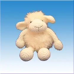 عروسک گوسفند قلاب بافی - فروشگاه اینترنتی عروسک و اسباب بازی جوجمون