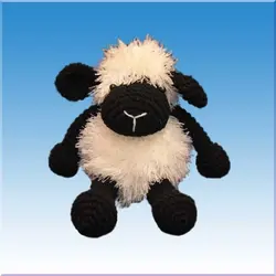 عروسک گوسفند قلاب بافی - فروشگاه اینترنتی عروسک و اسباب بازی جوجمون