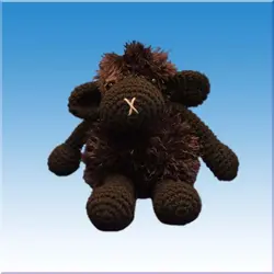 عروسک گوسفند قلاب بافی - فروشگاه اینترنتی عروسک و اسباب بازی جوجمون