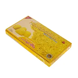 پشمک جعبه ای زعفرانی