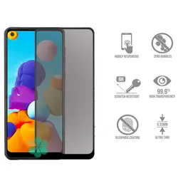گلس تمام صفحه مات گوشی موبایل سامسونگ galaxy a21s