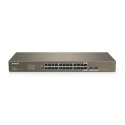 سوئیچ شبکه 24 پورت تندا مدل Tenda TEG1024F - فروشگاه اینترنتی ژوپیتل