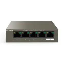 سوئیچ 5 پورت آی پی کام مدل IP-Com G1105P-4-63W - فروشگاه اینترنتی ژوپیتل