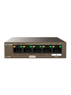 سوئیچ 5 پورت آی پی کام مدل IP-Com G1105PD - فروشگاه اینترنتی ژوپیتل