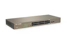سوئیچ شبکه آی پی کام مدل IP-COM G1024F - فروشگاه اینترنتی ژوپیتل
