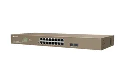 سوئیچ شبکه PoE آی پی کام مدل IP-COM G3318P-16-250W - فروشگاه اینترنتی ژوپیتل