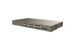 سوئیچ 24 پورت مدیریتی آی پی کام مدل IP-COM G5328XP-24-410W - فروشگاه اینترنتی ژوپیتل