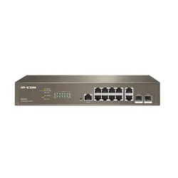 سوئیچ 10 پورت مدیریتی آی پی کام مدل IP-COM G5312F - فروشگاه اینترنتی ژوپیتل