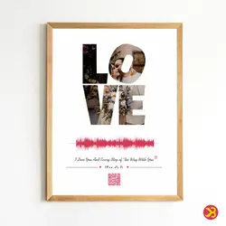 تابلو ژیوار | تابلو کلاژ لاو