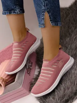 کد 2-500 کفش زنانه - اسکیچرز زنانه- رویه بافت و تور