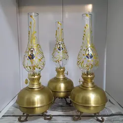 کد 6-428  چراغ نفتی سه پایه مدل ساده و مدل پخ