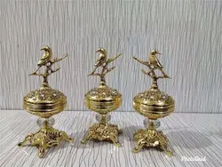 کد5-119   قندان از جنس آلومینیوم آبکاری شده و رنگ ثابت