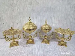 کد 5-116   ظروف چهار تیکه آلومینیوم آبکاری شده