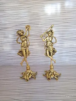 کد6-110   دکوری آدمک - جنس آلومینیوم آبکاری شده