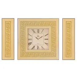 کد 6-496 ساعت دیواری آینه ای اکلیلی طرح ورساچه