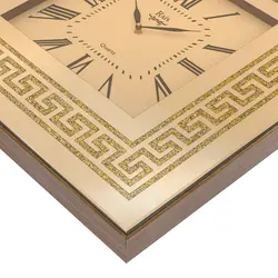 کد 6-496 ساعت دیواری آینه ای اکلیلی طرح ورساچه