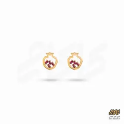 گوشواره انار نگین دار