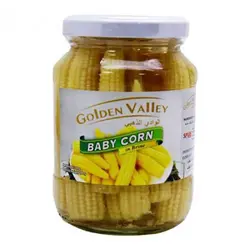 بیبی کورن ساده 340 گرمی گلدن والی
