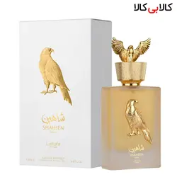 ادوپرفیوم شاهین گلد طلایی Lattafa Shaheen gold مردانه و زنانه حجم 100 میلی لیتر