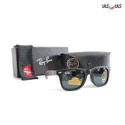 عینک آفتابی مردانه و زنانه ری بن مدل 2140 M مشکی مات