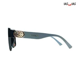 عینک آفتابی زنانه شنل مدل P2293 مشکی دسته طوسی