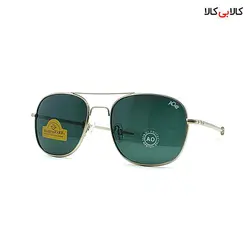 عینک آفتابی مردانه و زنانه امریکن اوپتیکال مدل AO58 نقره‌ای