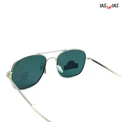 عینک آفتابی مردانه و زنانه امریکن اوپتیکال مدل AO58 نقره‌ای