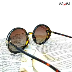 عینک آفتابی زنانه باربری مدل P2032 قهوه‌ای پلنگی
