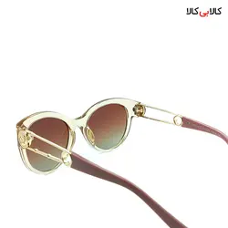 عینک آفتابی زنانه ورساچه مدل P4389 قهوه‌ای روشن