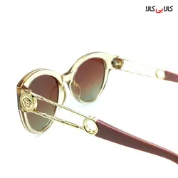 عینک آفتابی زنانه ورساچه مدل P4389 قهوه‌ای روشن