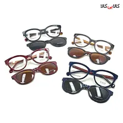 قیمت و خرید عینک طبی آفتابی مگنتی کاور دار زنانه کلوت مدل CL03148