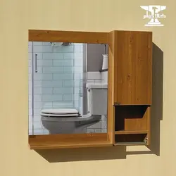 آینه و باکس طرح چوب آنتیک چام | مدل 4000 با ارتفاع 70