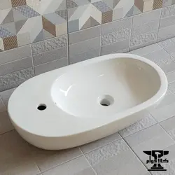 روشویی بیضی خارجی برند سنترال کد 292 | طول 71