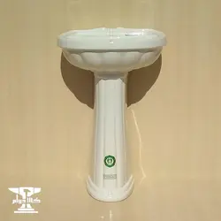 روشویی پایه دار صدف | محصول پارس سرام