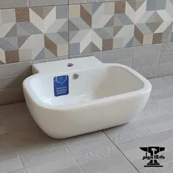 روشویی سرامیکی خارجی کد 44 | طول 54 سانتیمتر