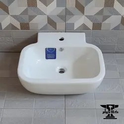 روشویی سرامیکی خارجی کد 44 | طول 54 سانتیمتر